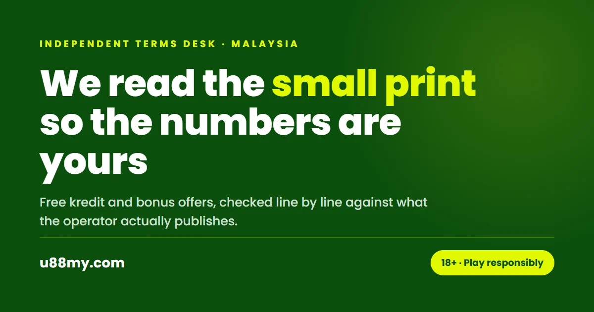 Free Credit Slot Malaysia: Bonus Terms & Costs Explained